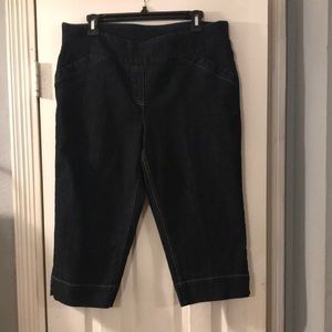 Denim capri New no tags